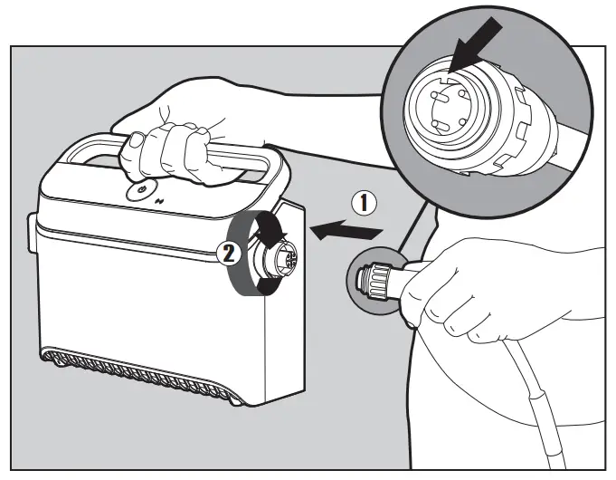 M600 Maytronics Dolphin Robotic Pool Cleaner -Setup2