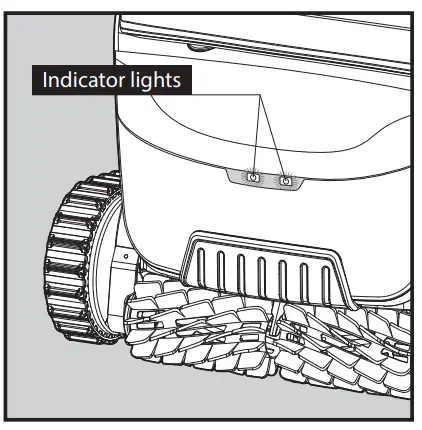 M600 Maytronics Dolphin Robotic Pool Cleaner - lights