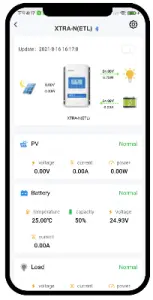 EPEVER BLE RJ45 A Bluetooth Adapter -device connected
