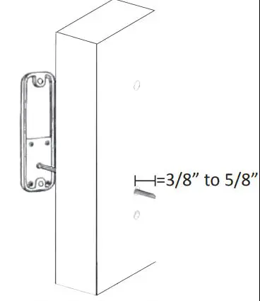 LOCKEY USA 2900 Mechanical Keyless Narrow Stile Deadbolt Lock fig2