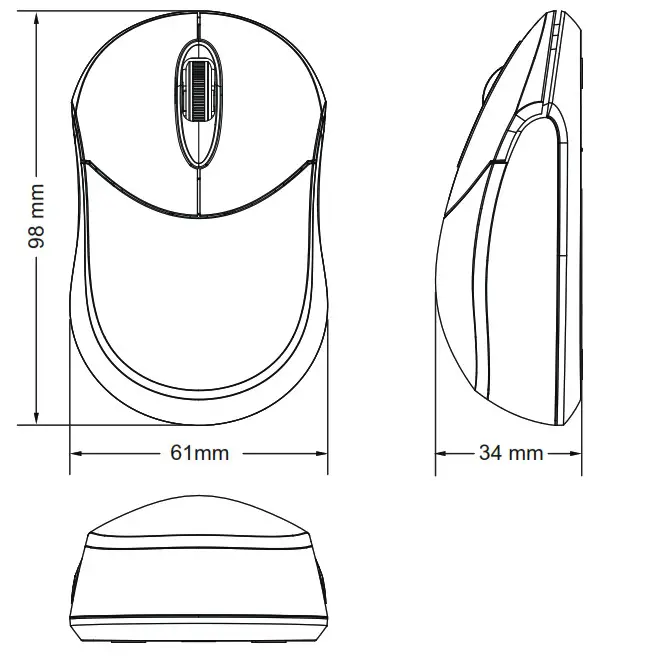 perixx PERIMICE-802 Wireless Mouse- Installation