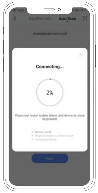 Yuyao Yunjin Electrical Appliance YJ-312 Smart RGBW LED String Light - connect