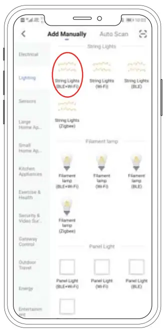 Yuyao Yunjin Electrical Appliance YJ-312 Smart RGBW LED String Light - list 1