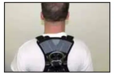 MILLER RKN TB UBK Standard Revolution Harness - Adjusting Back D-Ring Pad