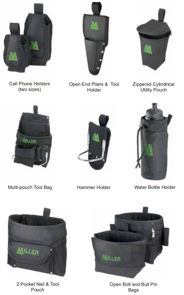 MILLER RKN TB UBK Standard Revolution Harness - Available Accessories