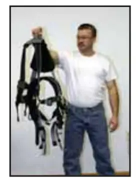 MILLER RKN TB UBK Standard Revolution Harness - Donning the Revolution with Belt 1