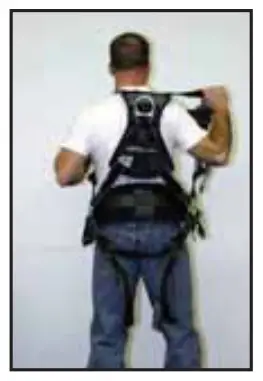 MILLER RKN TB UBK Standard Revolution Harness - Donning the Revolution with Belt 3