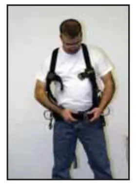 MILLER RKN TB UBK Standard Revolution Harness - Donning the Revolution with Belt 4