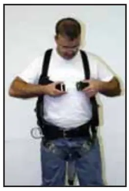 MILLER RKN TB UBK Standard Revolution Harness - Donning the Revolution with Belt 6