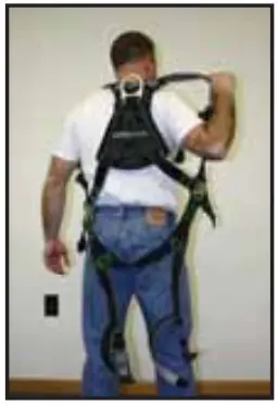 MILLER RKN TB UBK Standard Revolution Harness - Donning the Revolution without Belt 3