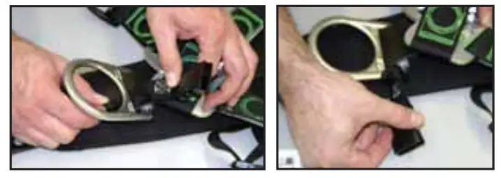 MILLER RKN TB UBK Standard Revolution Harness - Installing Seat Pad 3