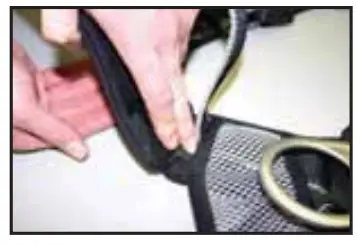 MILLER RKN TB UBK Standard Revolution Harness - Installing Shoulder Pads 3