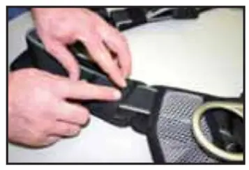 MILLER RKN TB UBK Standard Revolution Harness - Installing Shoulder Pads 5