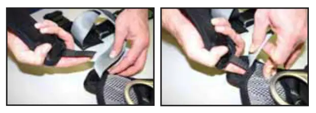 MILLER RKN TB UBK Standard Revolution Harness - Installing Shoulder Pads