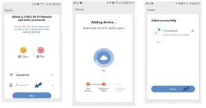 Shenzhen Forever Young Technology TH06 HVCWi Fi Temperature and Humidity Sensor with Screen - set up 5