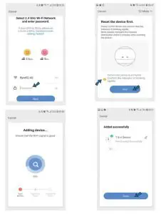 Shenzhen Forever Young Technology TH06 HVCWi Fi Temperature and Humidity Sensor with Screen - set up 7
