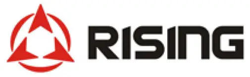 RISING logo