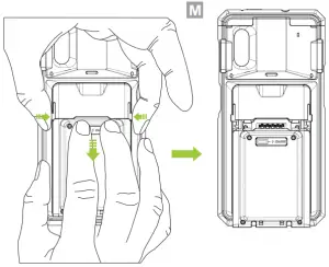 Removing Extended Battery