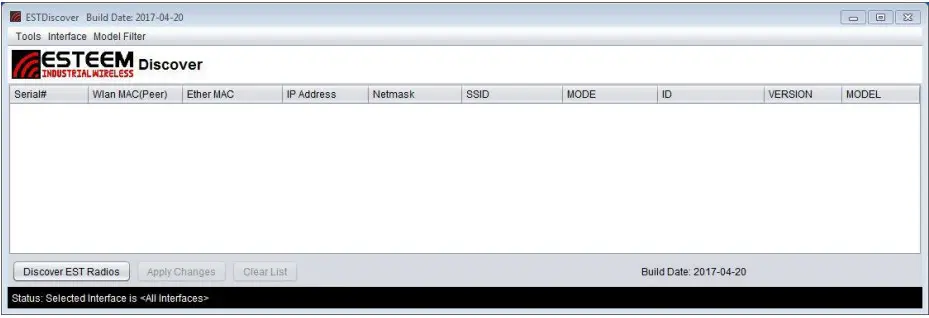 ESTEEM AirScope Radio Frequency Field Spectrum Analyzer System - Discovery Utility