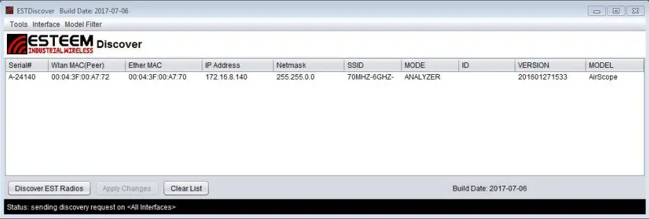 ESTEEM AirScope Radio Frequency Field Spectrum Analyzer System - ESTeem