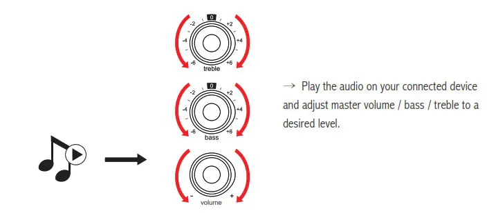 EDIFIER Active Speaker - Adjustment