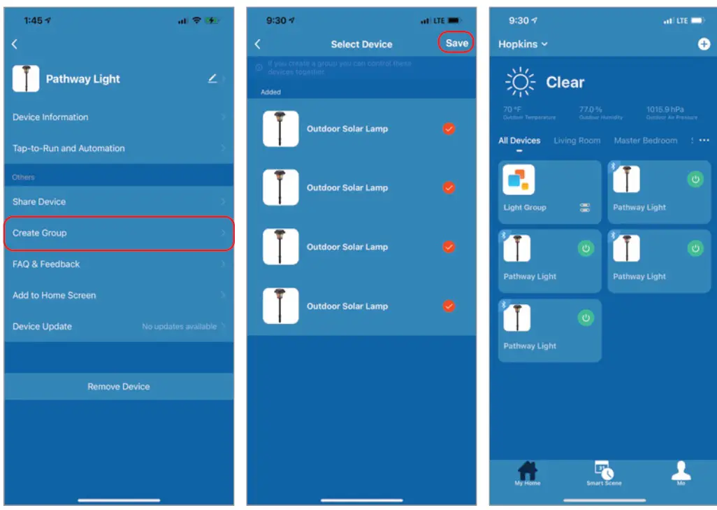 SMART POINT B084J79G3S SmartSolar Pathway Lights - GROUPING MULTIPLE LIGHTS TOGETHER