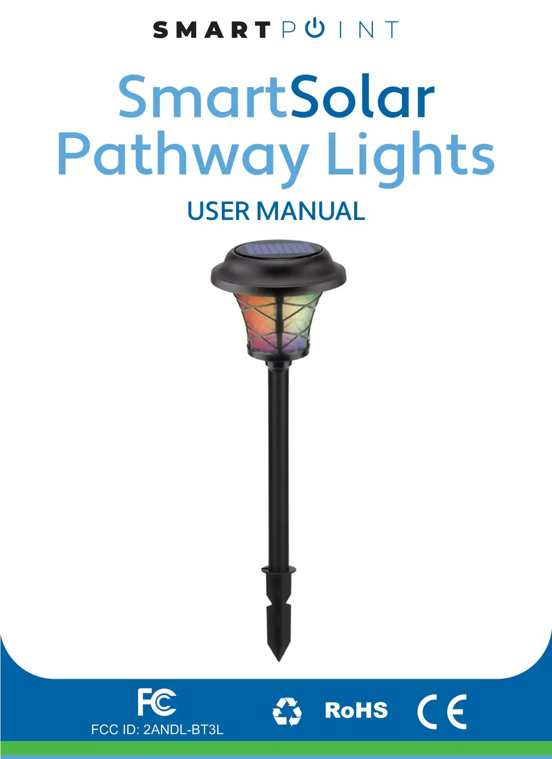 SMART POINT B084J79G3S SmartSolar Pathway Lights User Manual