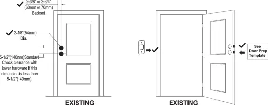 existing doors