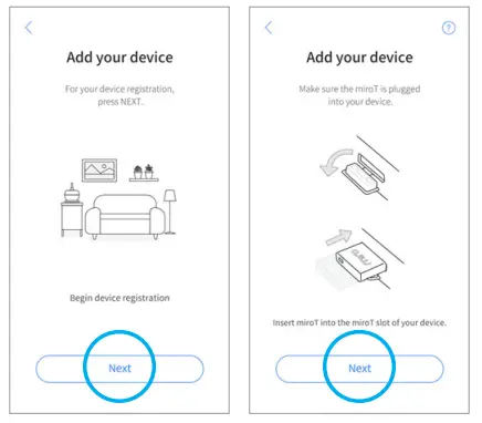 Smart Home and miroT - Connecting miroT 1-2