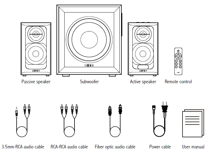 EDIFIER M601DB Multimedia Bluetooth Speaker fig 3