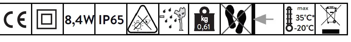 NEMO LUX W- D Double Emission Outdoor Wall Light-6