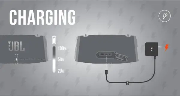CHARGING The JBL Xtreme 3