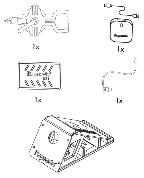 Rapsodo Pitching 2.0 Conversion Kit - Package Contents
