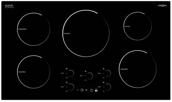 ancona AN-2403 Radiant Induction Cooktop