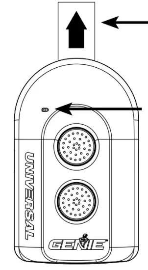 GENIE ACSCTG UNIV2 Universal Garage Door Opener Remote - Activate