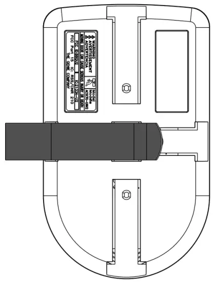 GENIE ACSCTG UNIV2 Universal Garage Door Opener Remote - Visor Clip