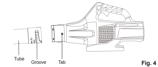 greenwork pro BL80L00 80V Brushless Axial Blower - Connect tube1