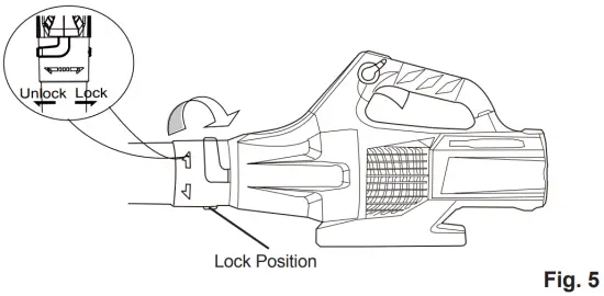 greenwork pro BL80L00 80V Brushless Axial Blower - Connect tube2