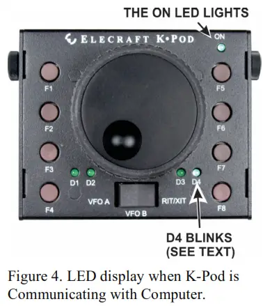 ELECRAFT E740285 K Pod Control Panel - connector