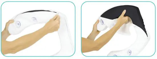 vive CSH1061WHT Toilet Seat Cushion - REMOVE FOAM FROM COVER