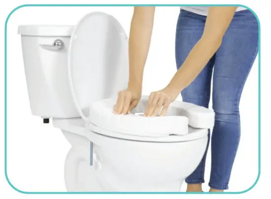 vive CSH1061WHT Toilet Seat Cushion - TOILET SEAT 3