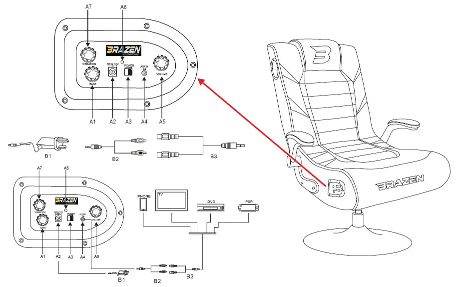 BRAZEN-BX-311-Bluetooth-Surround-Sound-Gaming-Chair-fig-1