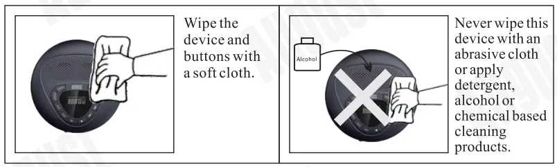 August SE 10 Portable CD and MP3 Player User Manual - Maintenance