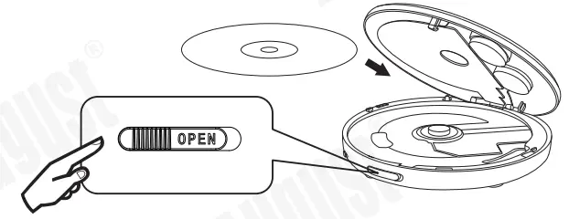 August SE 10 Portable CD and MP3 Player User Manual - Music Source