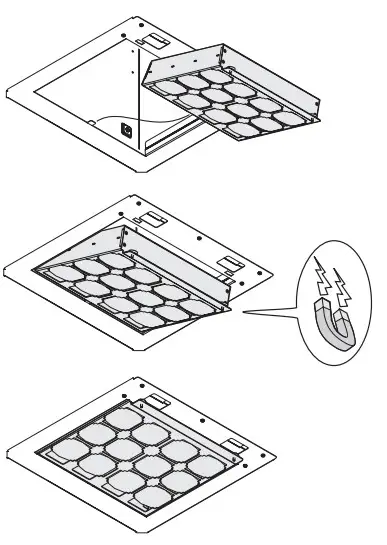 Husqvarna QFC90400X Cooker Hood - carbon filter