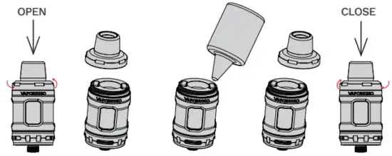 VAPORESSO TX80 Forz Waterproof Shockproof and Dustproof - Fill E liquid