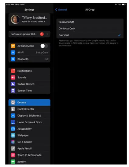 SJAccess iPad (7th Generation) Apple Ipad - AirDrop 1