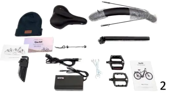 Ride1UP Cafe Cruiser Electric Bike - separate box