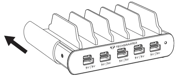 TECHSMARTER TSW1000 Wireless Charging Station Supreme-fig4