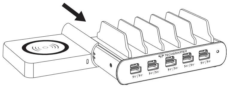 TECHSMARTER TSW1000 Wireless Charging Station Supreme-fig5